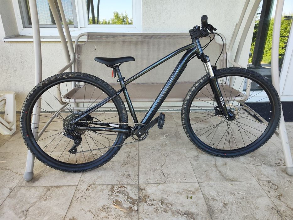 Bicicleta MTB 29" Rockrider Explore EXPL 500, marine M, negru