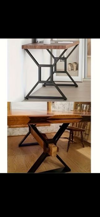 Picioare masă,  metalice, model deosebit!