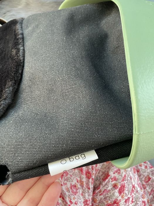 Geanta cauciuc OBag usor costumizabila verde menta