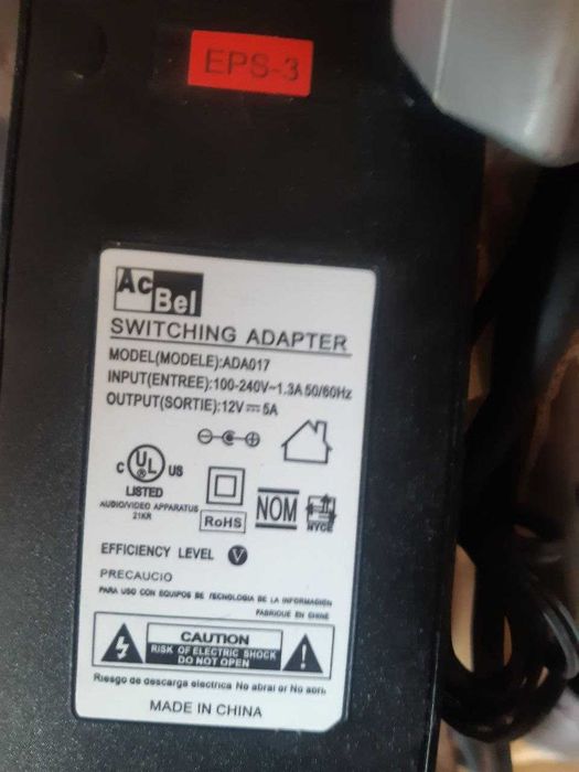 Блок питания 12 вольт 5 ампер