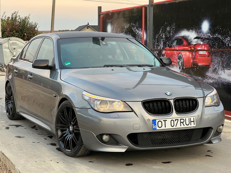 BMW Seria 5/ E60/ 3.0D/ Pachet M/ Interior seria 7/ Jante Spider/ Navi android