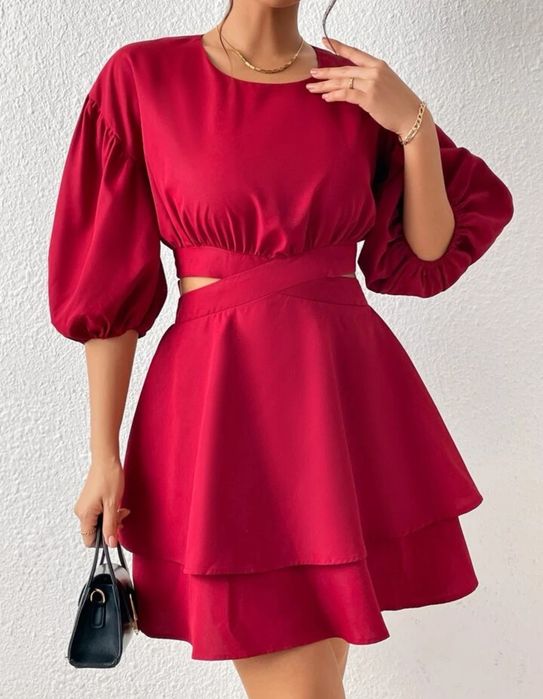 Rochie de seară vișinie