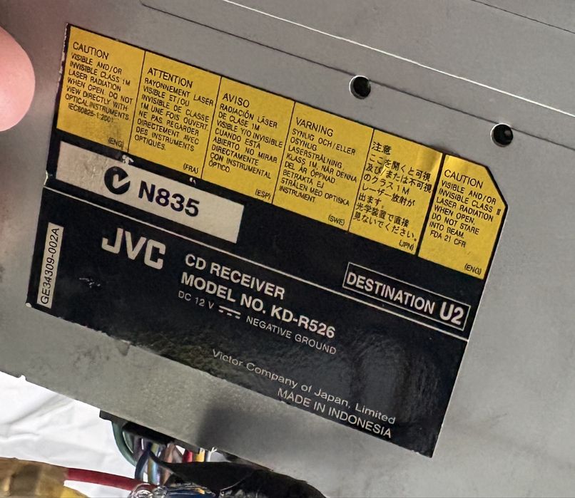 Магнитола JVC