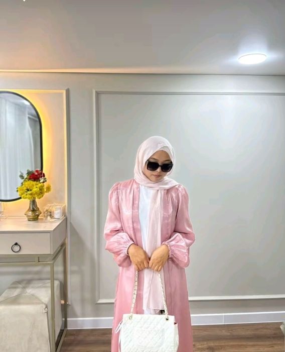 Абайка двойка платье с длинным рукавом