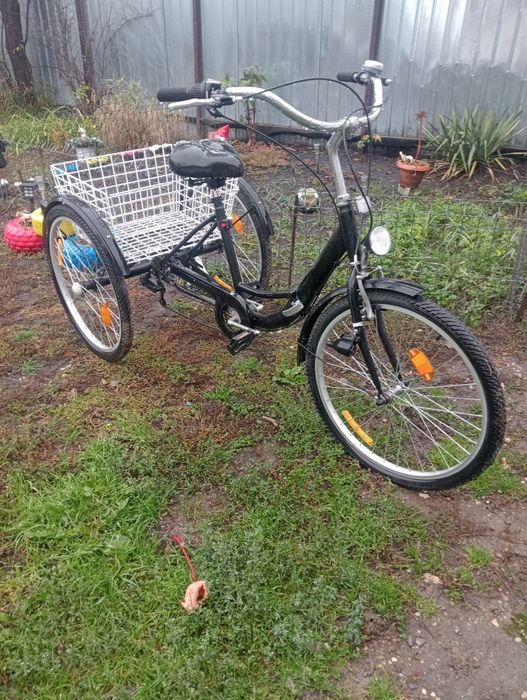 Triciclu pentru adulti, transmisie cu 7 viteze, inal