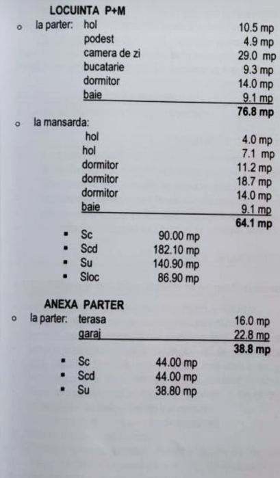 Vând Casa constructie 2024-2025 , Parter si Mansarda + Anexa