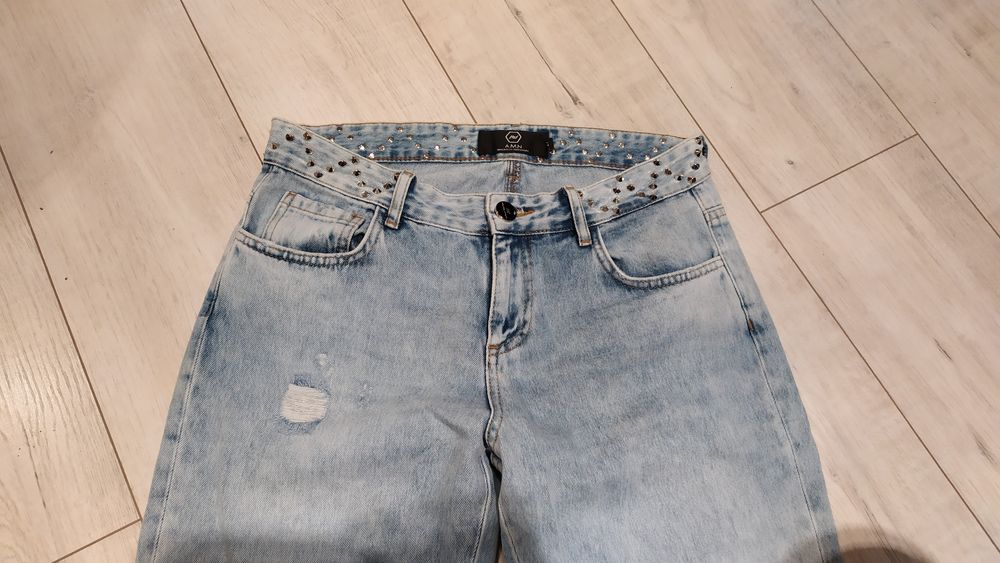 Дънки AMN с камъни  №27