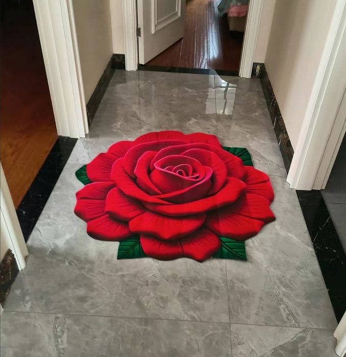 красивый коврик роза