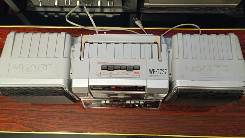 Магнитола Sharp wf-t737(Twin mechanism)