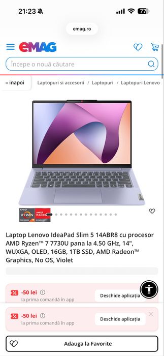 Laptop Lenovo IdeaPad Slim 5