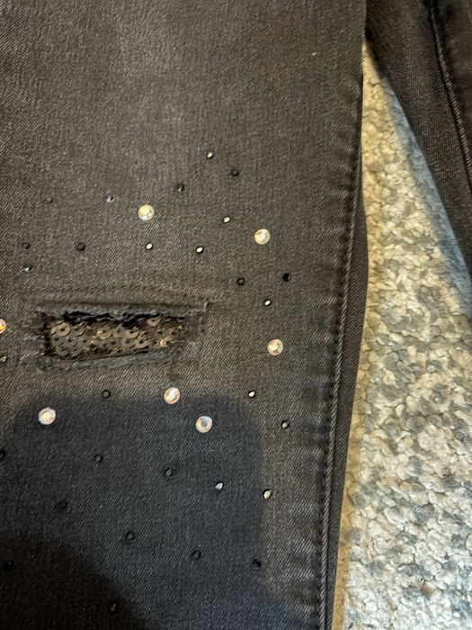 Jeans negru George mar 110/116