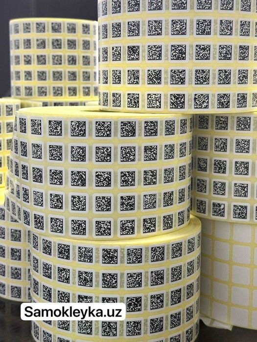 Термоэтикетка, дата матрикс, Термо Стикеры, Штрих код, Маркировка