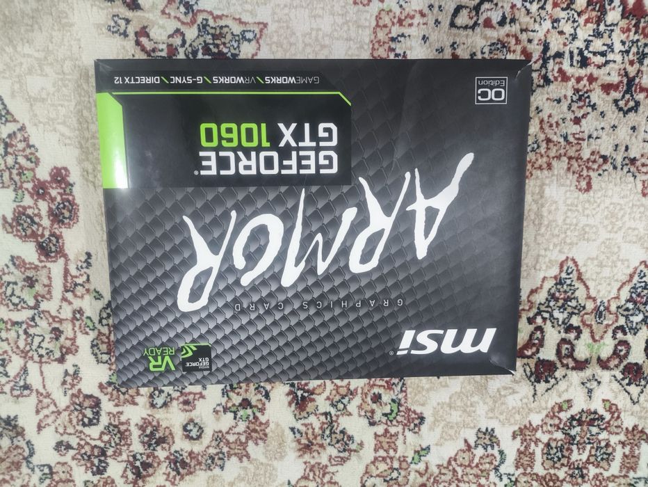 Видеокарта GTX 1060 MSI ARMOR 6 GB