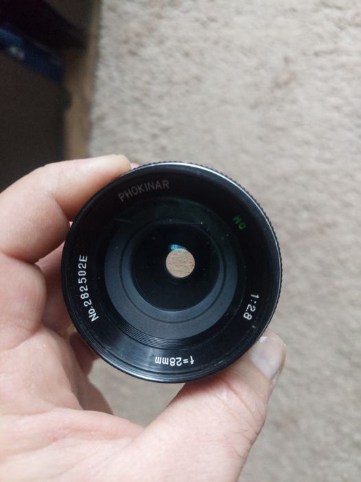 Obiectiv foto Phokinar,montura filet ,M42 ,f-28mm