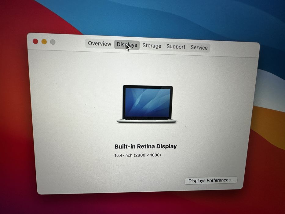 Mackbook pro i7 16gb Ram 512gb