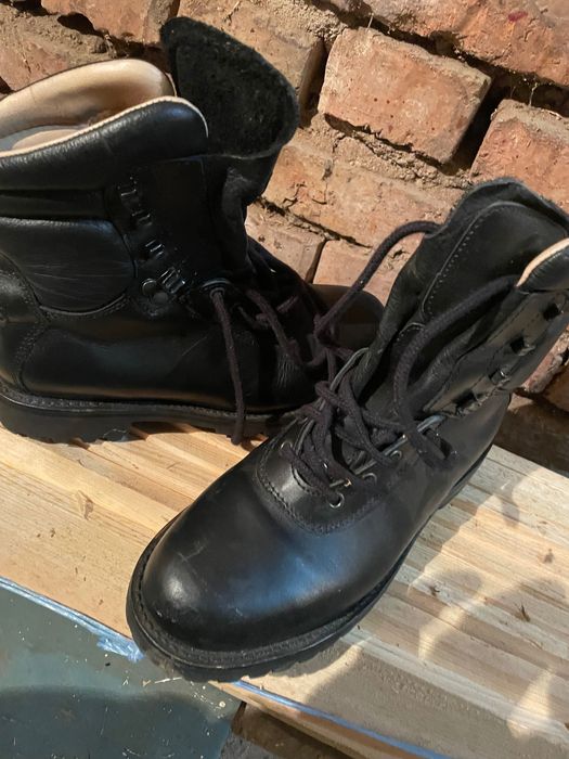 черни кубинки естествена кожа