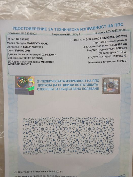 Скутер Магалути Чиак