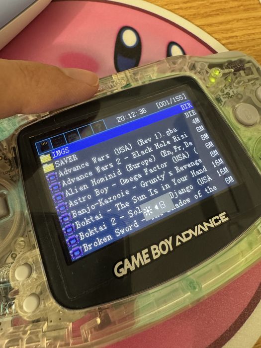Gameboy Advance Modat IPS - Pearl Aurora