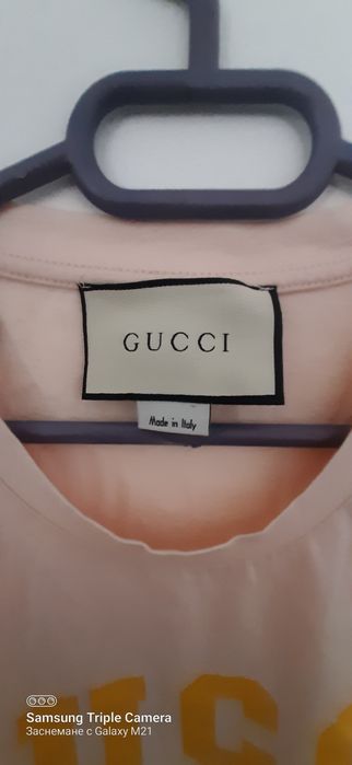 тениска gucci тигър принт