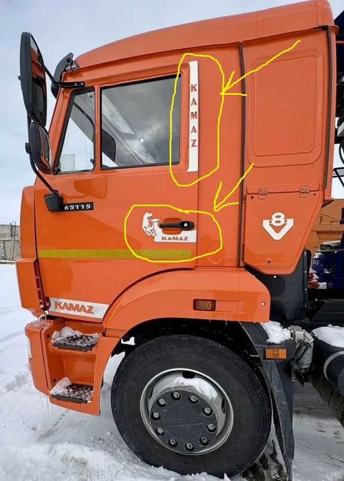 Накладки на кабину КамАЗ, Нержавейка - Хром, кабина КамАЗ накладки.