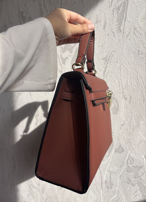 Сумка Hermes бордовый, новый