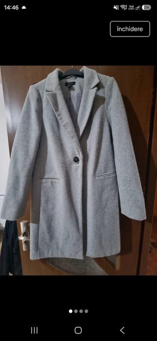 Palton gri, midi