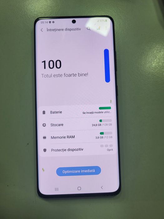 Samsung Galaxy S21 Ultra Negru Black aproape Impecabil nu este ca Nou