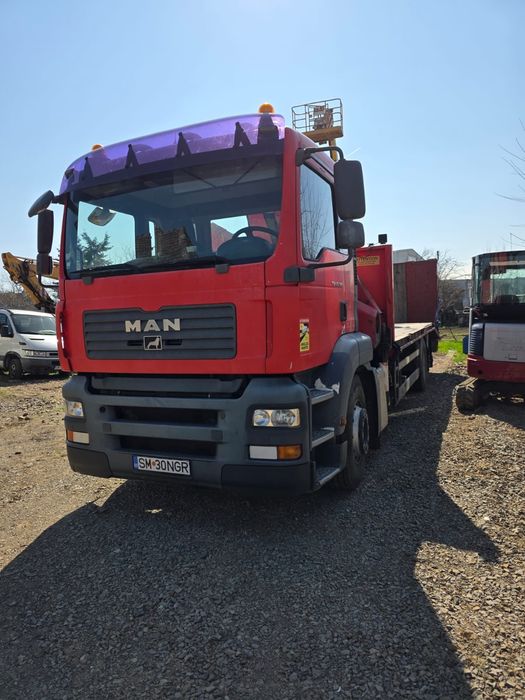 Platforma cu macara MAN