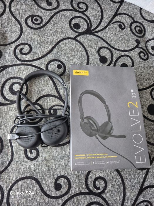 Căști Jabra cu fir  Evolve2 30SE, nefolosite