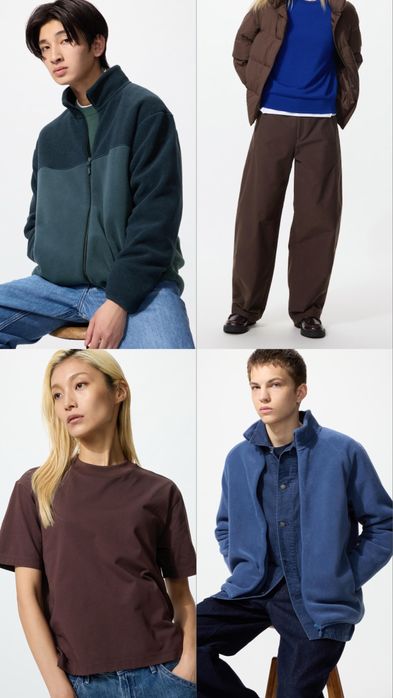 Новые кофты Uniqlo на флисе