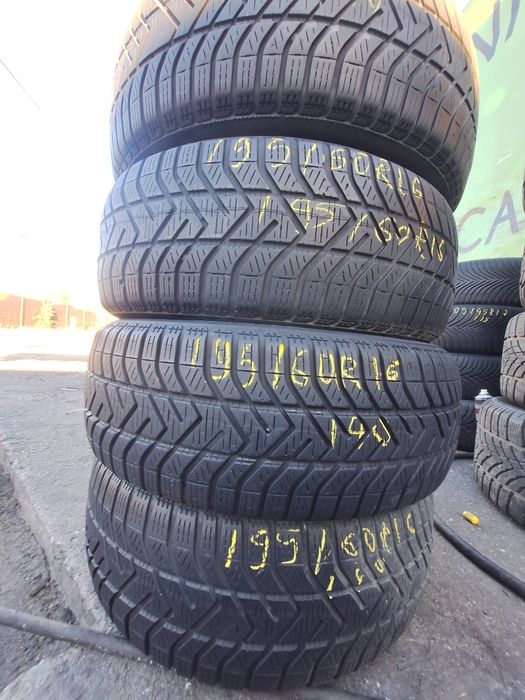 4 anvelope iarna 195/60r16 Pirelli Montaj Gratuit