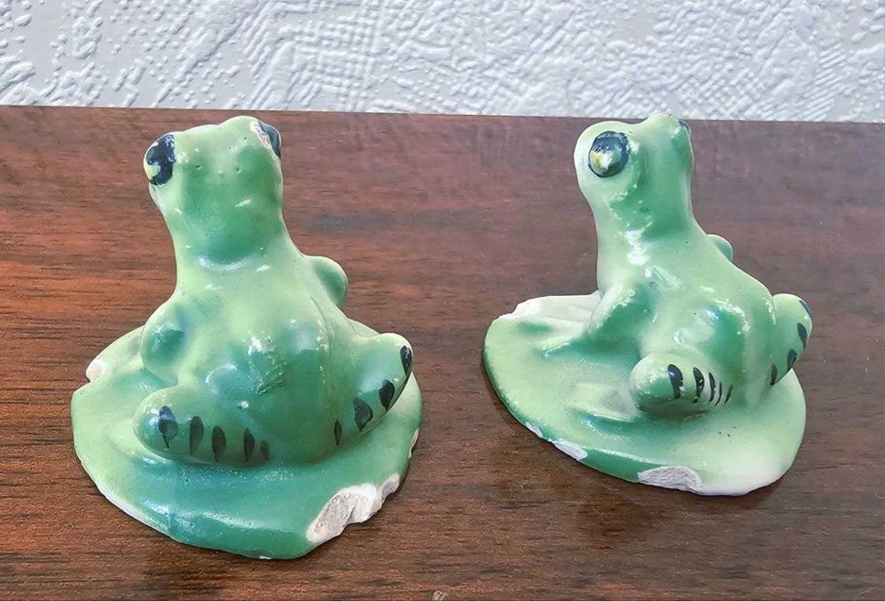 Лягушка на кувшинке. Миниатюрки.