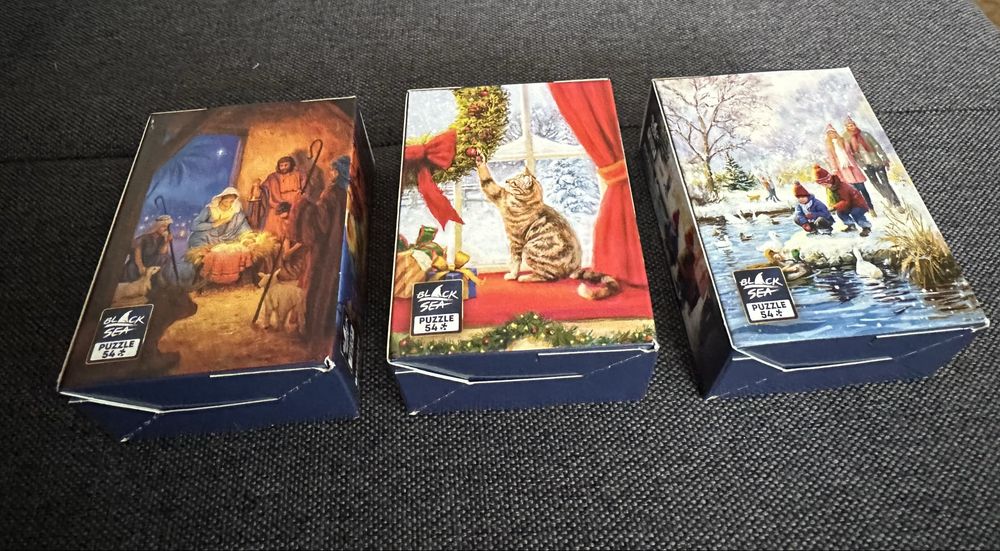 3 бр. Мини пъзел Black Sea