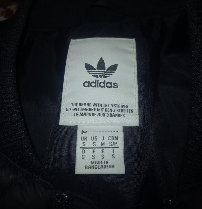 бомбер adidas размер S