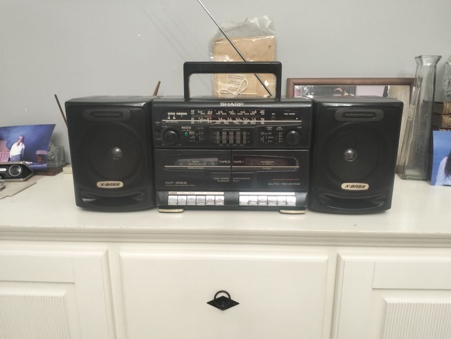 Dublu casetofon sharp