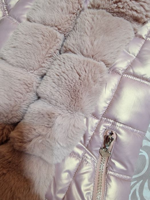 Пухено яке за момиченце