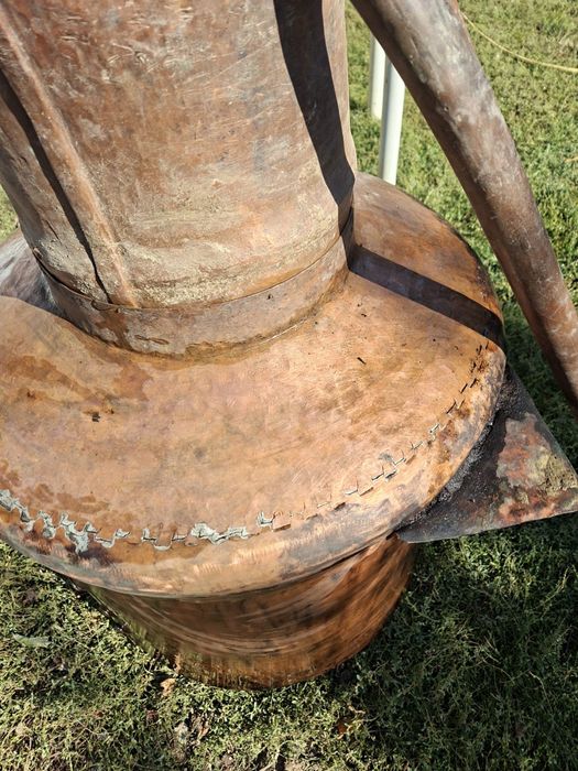 Cazan / alambic tradițional din cupru – 120 L – 57 kg cupru