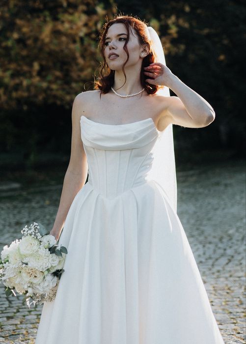 Булчинска рокля Gianna Ivory цвят