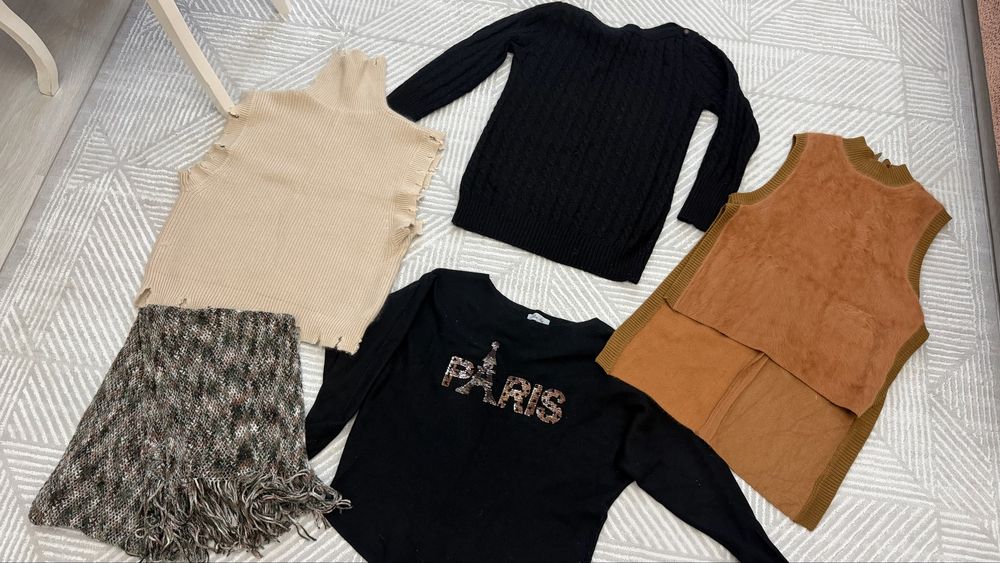 Кофта свитер шарф женский