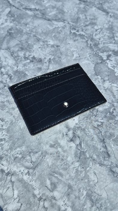 Cardholder Montblanc din piele stralucitoare