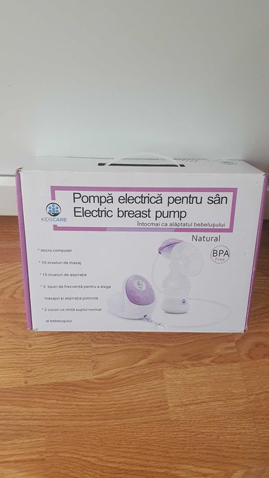 Pompa de san electrica Kidscare, cu functie de masaj