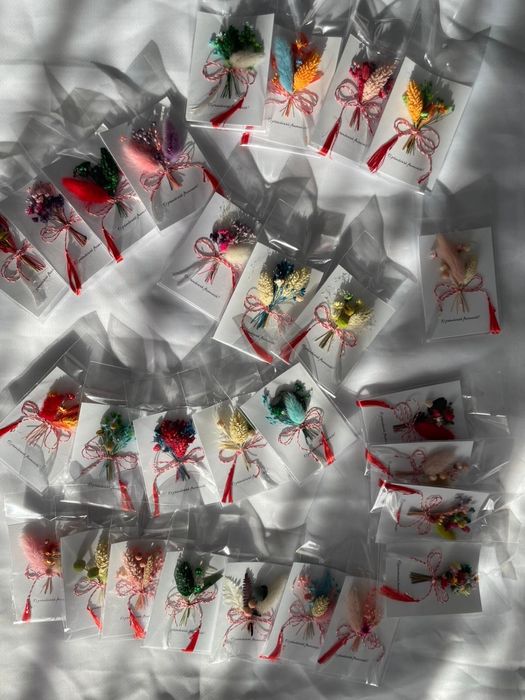 Martisoare cu flori uscate