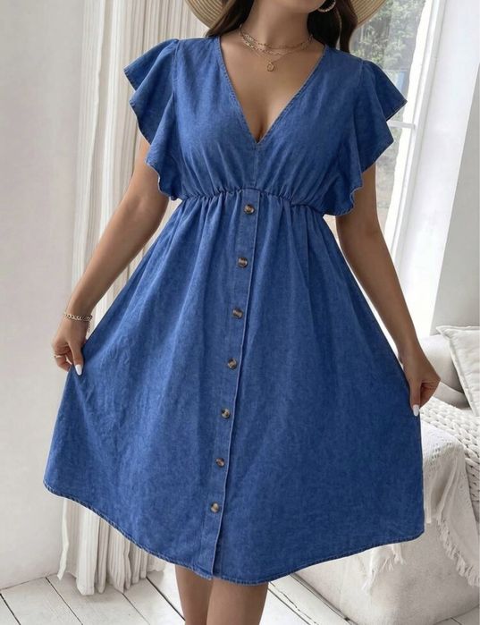 Rochie denim 4XL