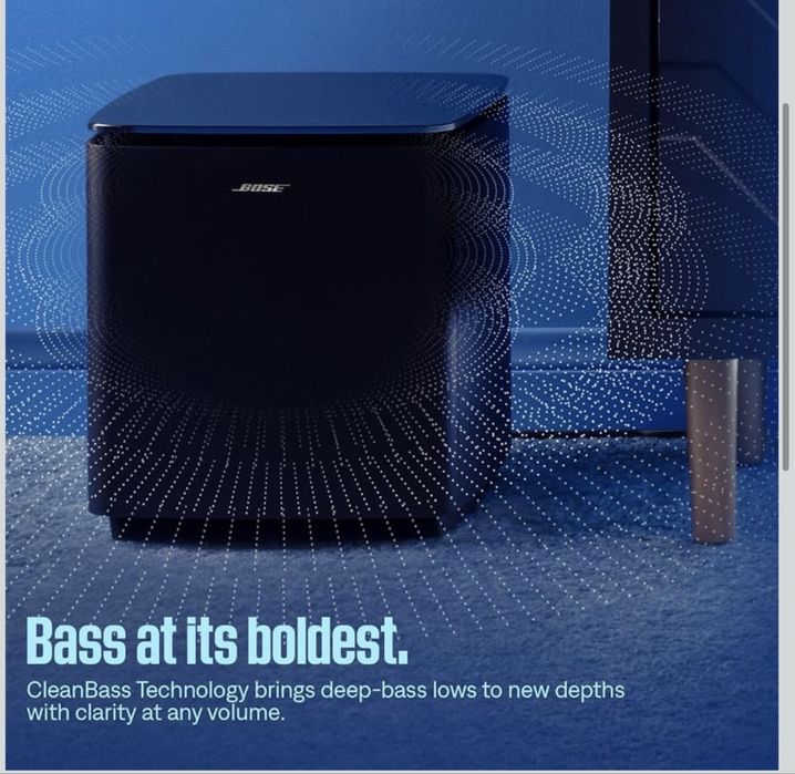 Новый soundbar, домашний кинотеатр Bose Smart900 + Bass700 + Surround