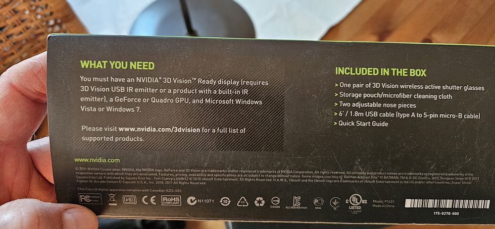 Ochelari 3D NVIDIA noi