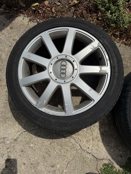 Джанти audi s-line 5x112 17 et43 7.5j с гуми 225/45/17