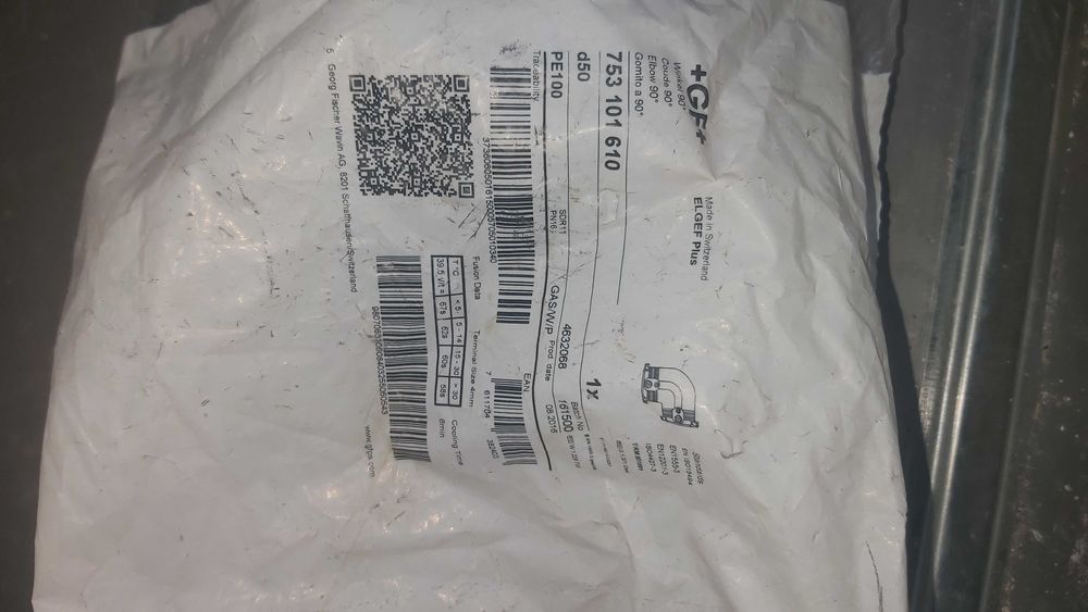 Fitinguri PEHD PE100 d50, electrosudabile,
Georg Fischer – ELGEF Plus.