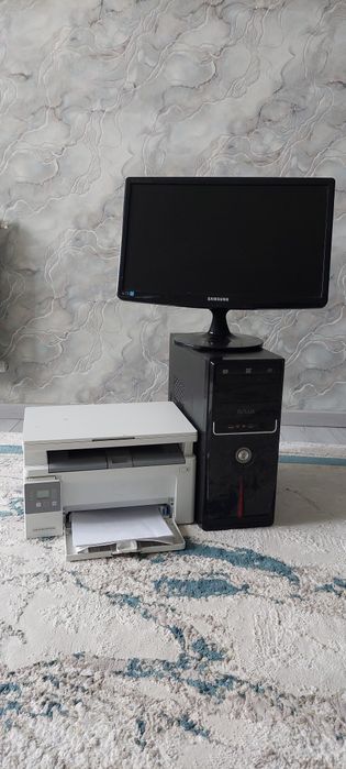 Процессор монитор принтер.