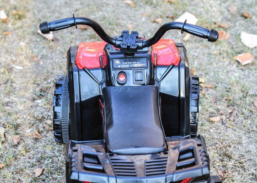 ATV electric pentru copii, Kinderauto BJV8 25W 6V cu music player RED