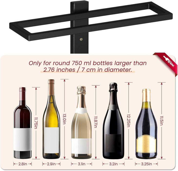 Suport sticle vin, sampanie,Giyprpi,4(si 6 pahare) sau 11 sticle 750ml